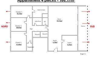 Appartement 4 Pièces 100 m² à vendre à Lyon 9 (69009)