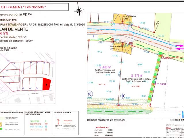 Vente Terrain à bâtir 573 m&sup2; — photo du bien