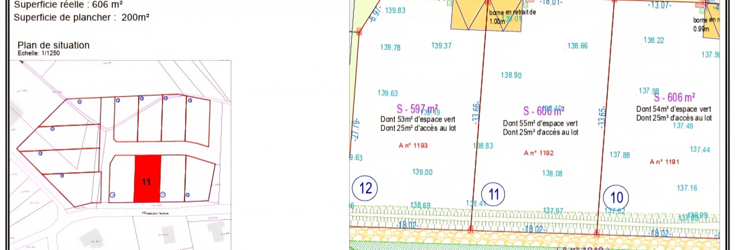 Terrain  597 m² à vendre à Merfy (51220)