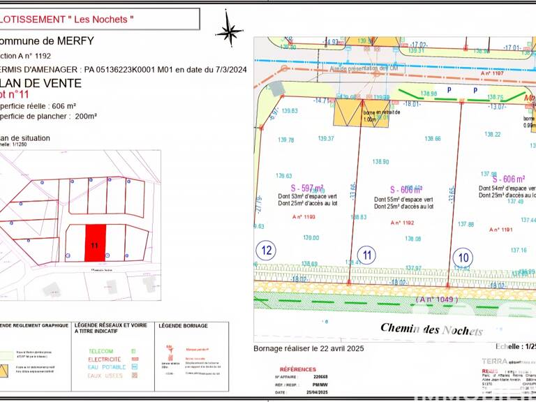 Vente Terrain à bâtir 597 m&sup2; — photo 1