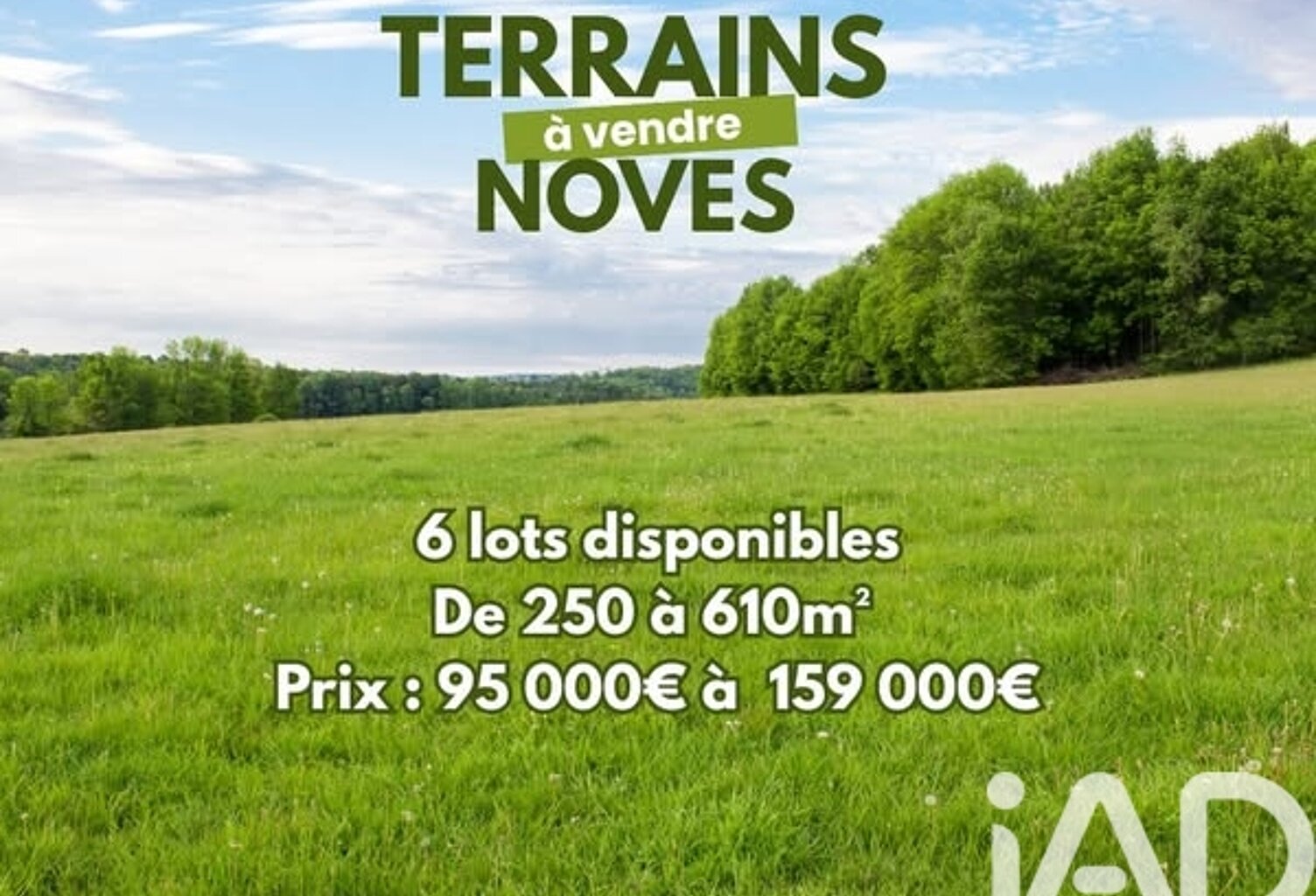 Vente Terrain à bâtir 460 m&sup2; — photo 1