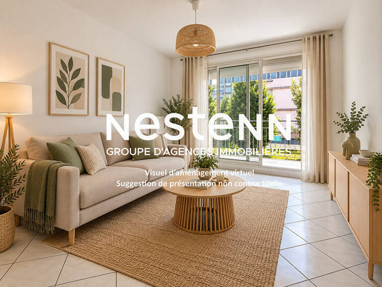 Appartement MEUBLE 2 Pièces Traversant avec Balcon et Cave - 69500 BRON — photo 1