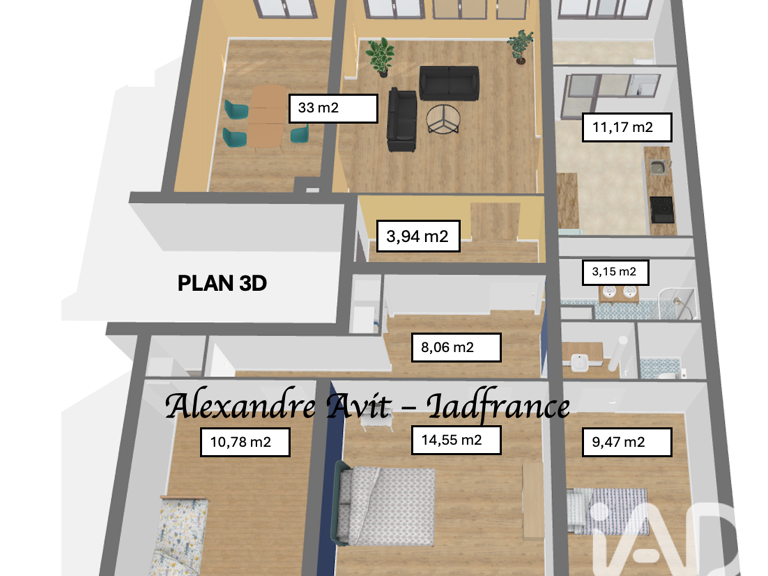 Vente Appartement 5 pièces — photo 1