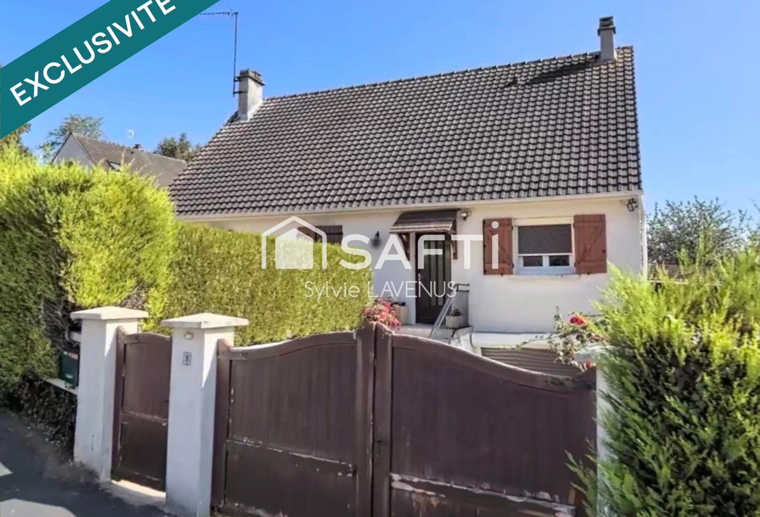 EXCLUSIF A CROUY 02, AUX PORTES DE SOISSONS, MAISON DE PLAIN PIED 82 M2 AVEC SOUS-SOL TOTAL ET TERRAIN DE 520 M2. — photo 1