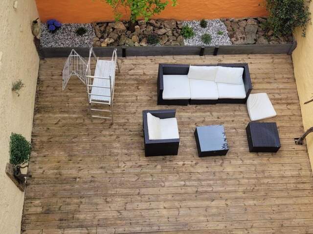 Maison Type Loft, terrasse méditerranéenne, centre ville — photo du bien