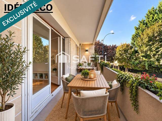 CHOISY-LE-ROI  3 PIÈCES RÉNOVÉ  GRAND BALCON  TRAVERSANT & LUMINEUX — photo du bien