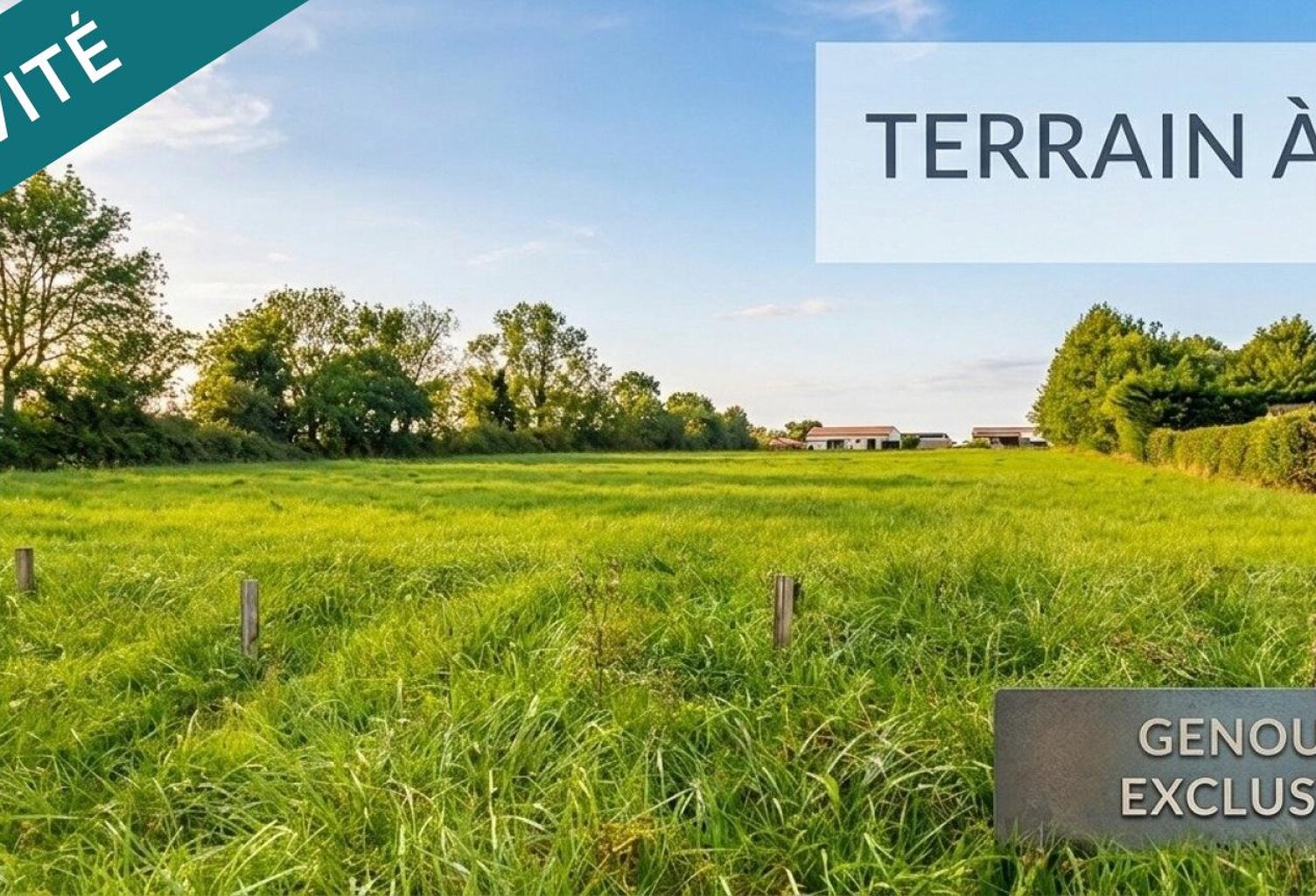 Terrain constructible 7200 m², campagne, lotissement — photo 1