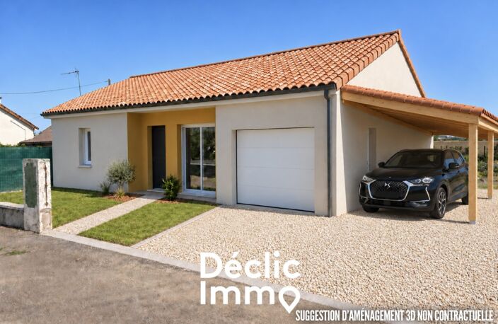 MAISON NEUVE DE PLAIN-PIED  3 CHAMBRES -  GARAGE ET FRAIS DE NOTAIRE RÉDUITS — photo 2