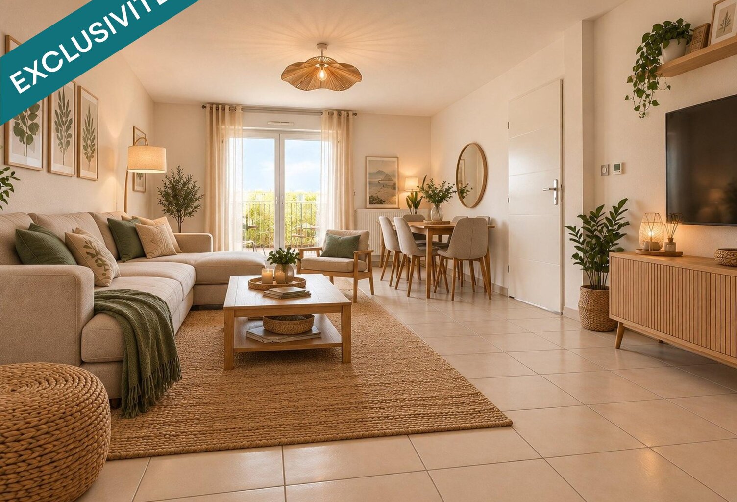 CENON  Dernier étage  T3 de 68 m² avec terrasse de 58 m²  parking sous-sol — photo 1