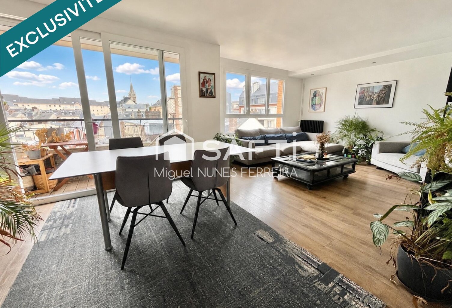 Appartement 4 chambres avec balcon et place de parking — photo 1