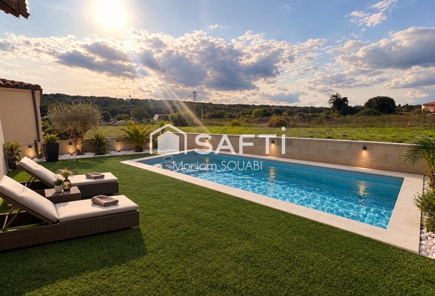 Villa neuve 91m² Parcelle 574m², Hors lotissement , En cours de finition — photo 1