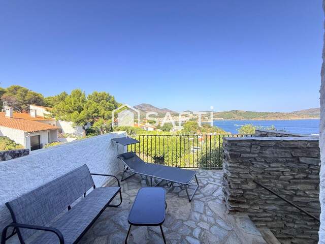 BANYULS-SUR-MER, VILLA, VUE BAIE ET CAP BEART,2 MIN D UNE BELLE CRIQUE — photo du bien