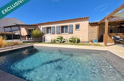 PIGNANS - MAISON DE PLAIN-PIED T4 DE 94M2, PIÈCE DE VIE DE 42M2, PISCINE, GARAGE, TERRASSE CARRELÉE, MAGNIFIQUE TERRAIN PLAT DE 443M2 — photo du bien