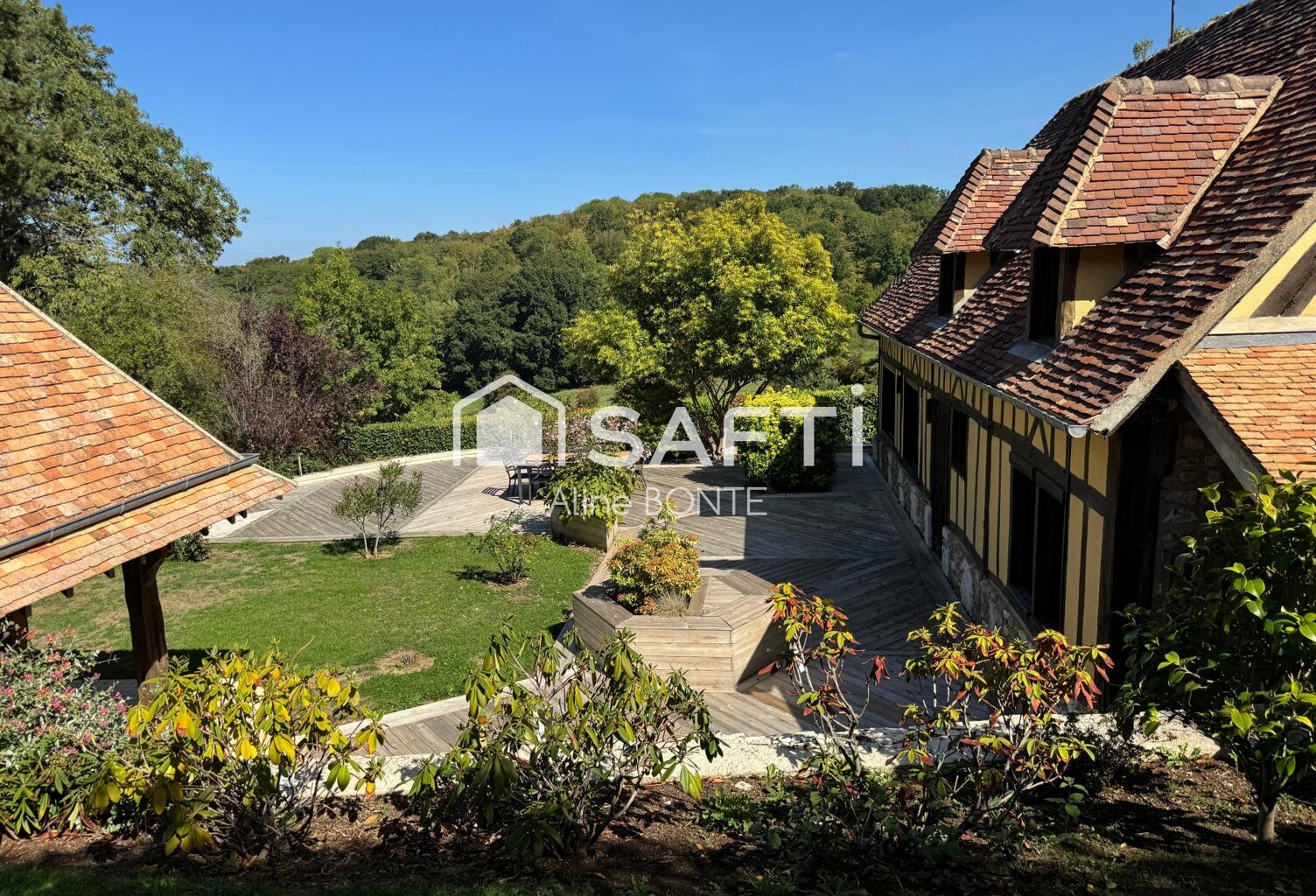 Elégante demeure normande avec vue sur la vallée — photo 1