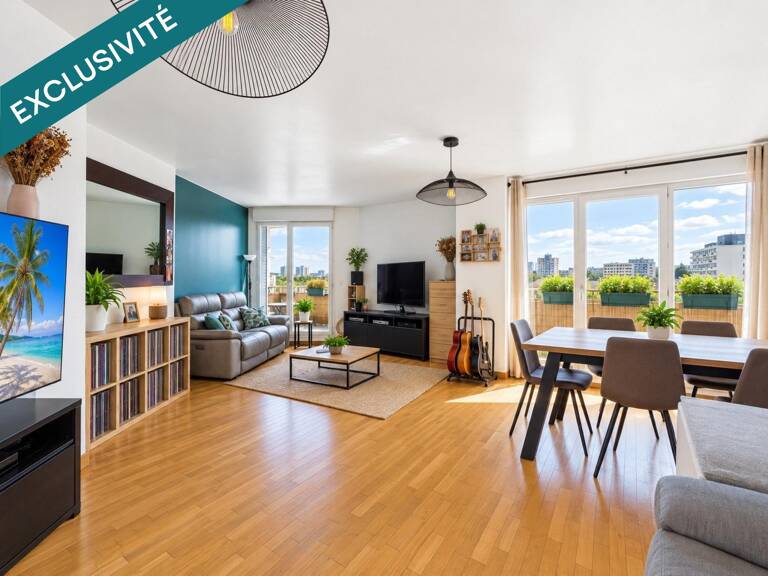 Maisons-Alfort  Dernier étage, 3 pièces avec trois terrasses et vue dégagée — photo 1