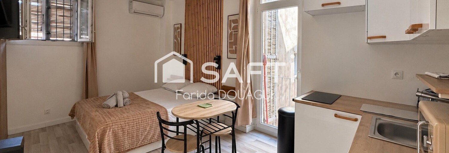Appartement 1 Pièce 19 m² à vendre à Marseille 2 (13002)