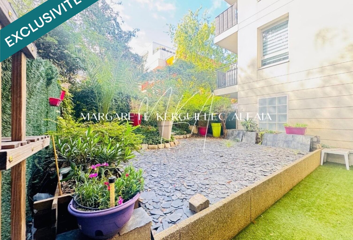 Appartement de 3 pièces situé en rez de jardin avec jardin-terrasse. — photo 1