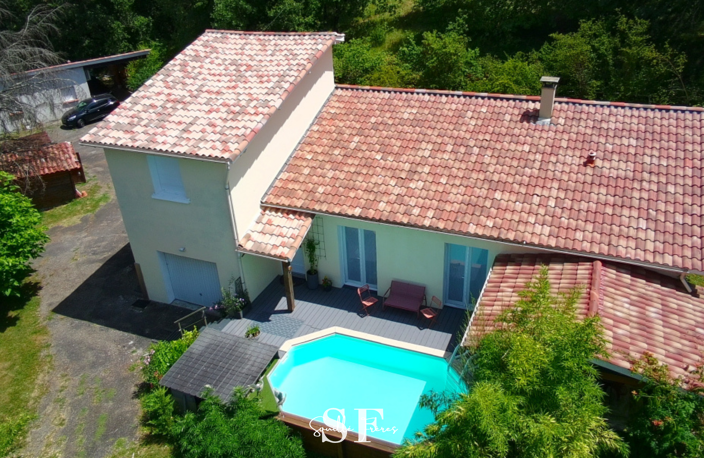 SUR LES HAUTEURS DE SAINT-CAPRAIS-DE-LERM   MAISON FAMILIALE AVEC VUE - PISCINE ET LOGEMENT INDEPENDANT — photo 5