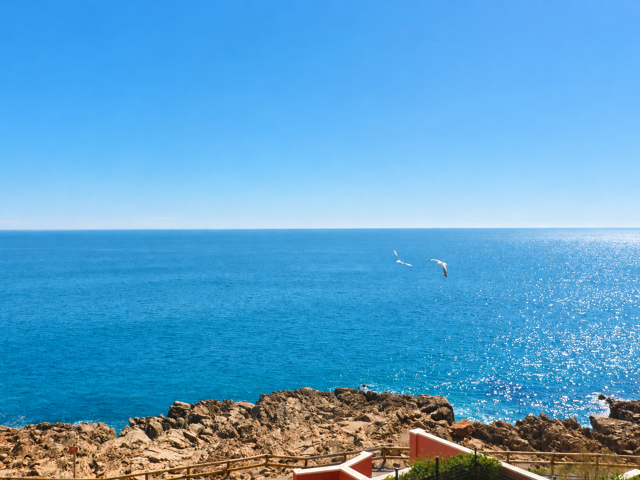 2 PIECES DE 39M2 FACE MER AVEC PARKING PRIVATIF A LA CORNICH — photo du bien