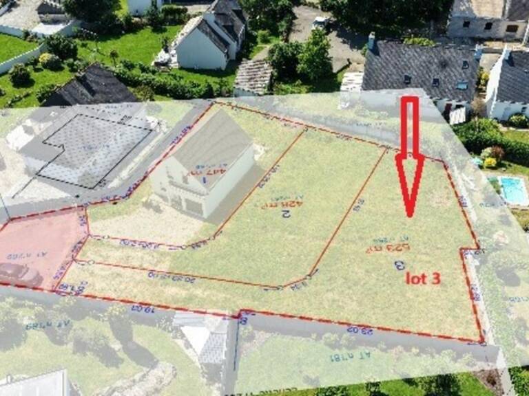 Terrain viabilisé de 523 m² à VANNES — photo 1