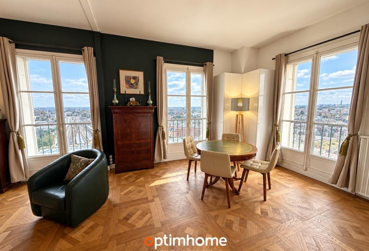 AMIENS – TOUR PERRET | 69 M² | 12ᵉ ÉTAGE - 3 PIECES | VUE PANORAMIQUE À 180° — photo 1