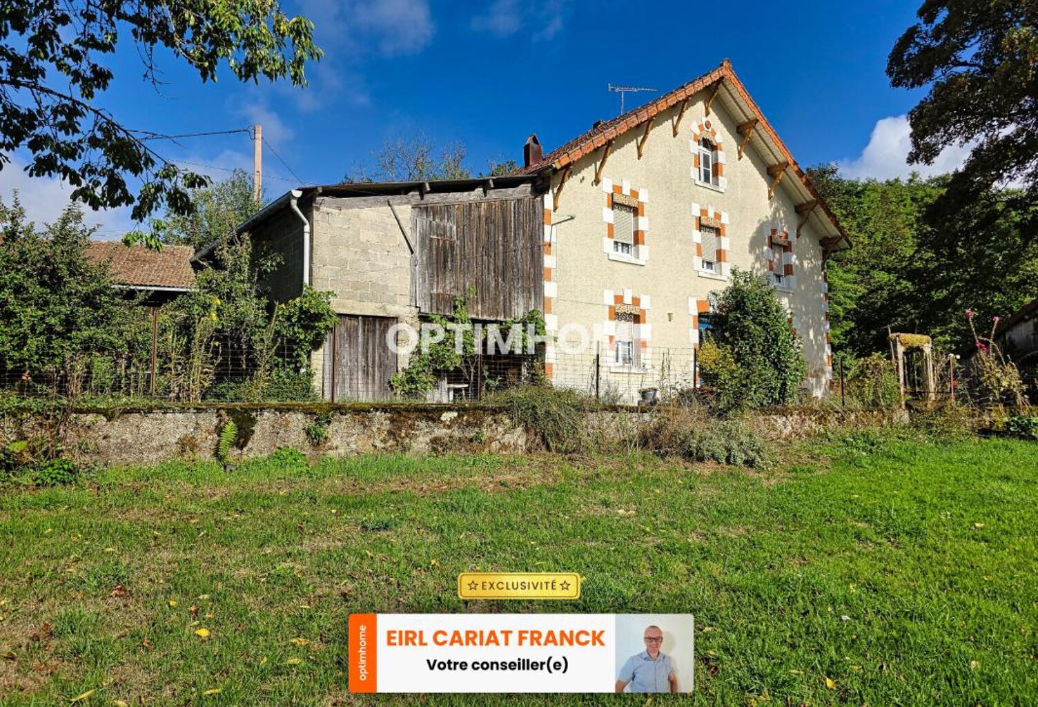 SCIERIE ET MAISON SUR 106 M², L’ENSEMBLE SUR 25000 M² DE TERRAIN AVEC GRANGES ET ANNEXES > — photo 1