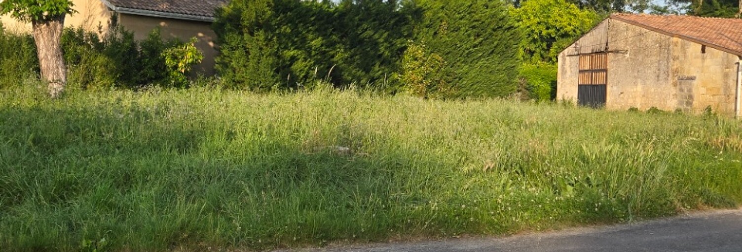Terrain  600 m² à vendre à Peujard (33240)
