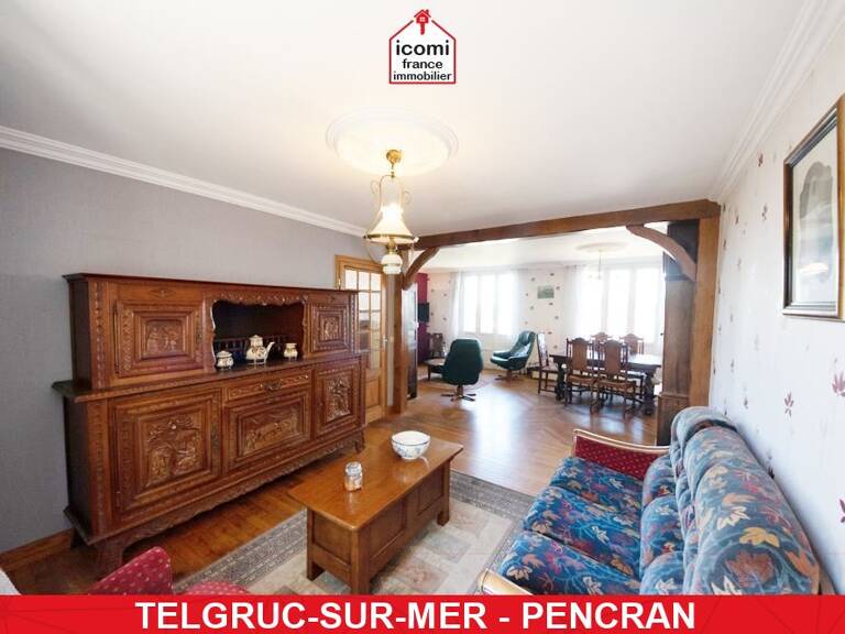 FINISTERE - Telgruc-sur-Mer (29560) - A VENDRE - MAISON 154M2 - 3 APPARTEMENTS (2 APPARTEMENTS TYPE T2 - 1 APPARTEMENT TYPE T1)- 1000M2 DE TERRAIN CONSTRUCTIBLE - DIVISION A ETUDIER - A 5MIN DE LA PLA — photo 1