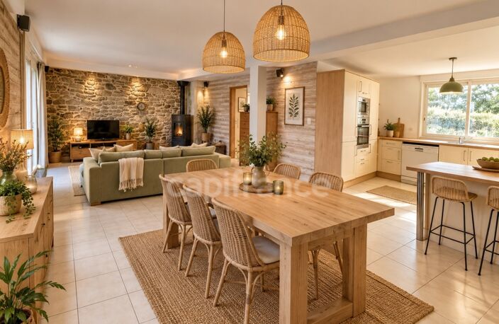 LANDERNEAU, MAISON FAMILIALE HORS LOTISSEMENT, 5 CHAMBRES, REZ DE JARDIN, GRANDE TERRASSE — photo 5