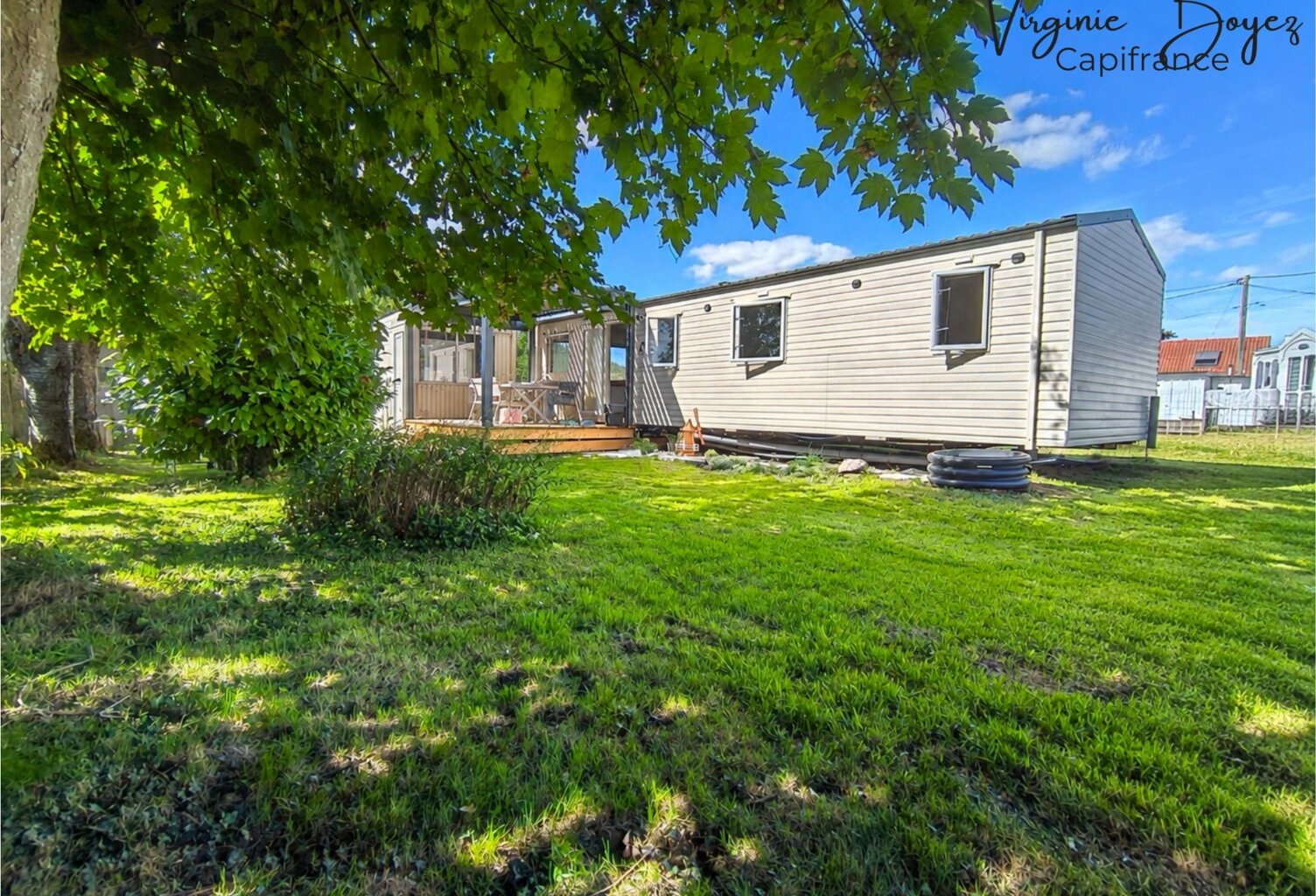 🌿 À VENDRE – TERRAIN DE LOISIRS AVEC MOBIL-HOME 4 SAISONS – SECTEUR BOURBOURG — photo 1
