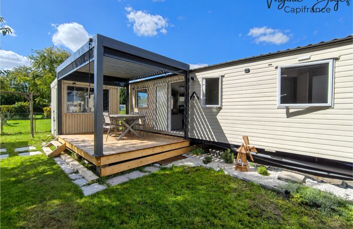 🌿 À VENDRE – TERRAIN DE LOISIRS AVEC MOBIL-HOME 4 SAISONS – SECTEUR BOURBOURG — photo 2