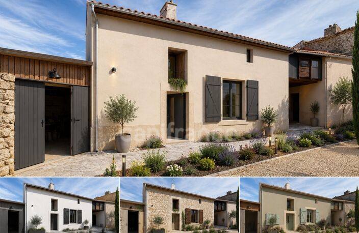 Ensemble de maisons anciennes à rénover d'environ 180m² à Neuville de Poitou (86) — photo 2