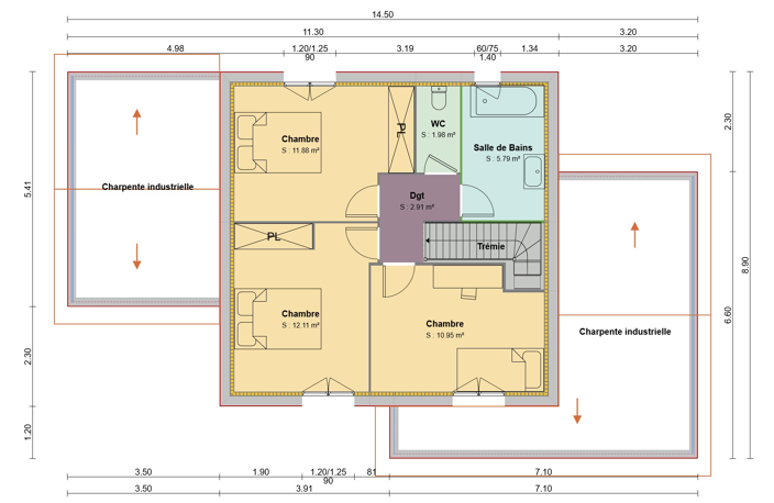 Vente maison 4 pièces 110 m² Seyssuel (38200) — photo 5