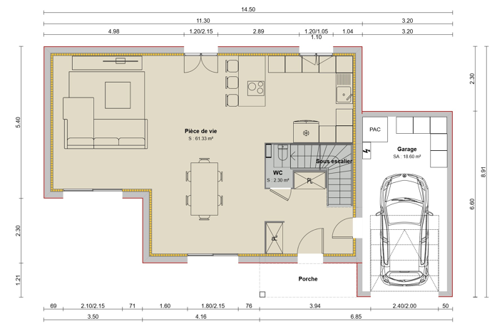 Vente maison 4 pièces 110 m² Diémoz (38790) — photo 4
