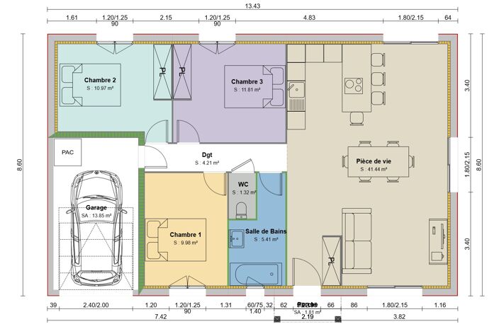 Vente maison 4 pièces 85 m² Vaulx-Milieu (38090) — photo 4