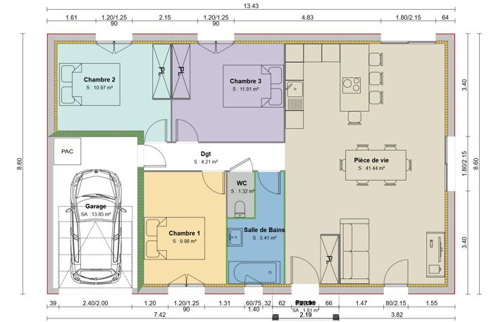 Vente maison 4 pièces 85 m² Communay (69360) — photo 5