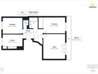 Appartement 3 pièces de 65 m² avec balcon et parking - Rue Kilford, Courbevoie — photo 3