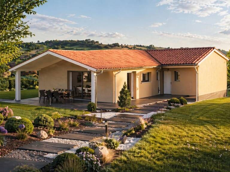 SAINTE-FOY-L’ARGENTIÈRE - Maison plein pied, 96 m², 3 chambres avec jardin et garage — photo 1