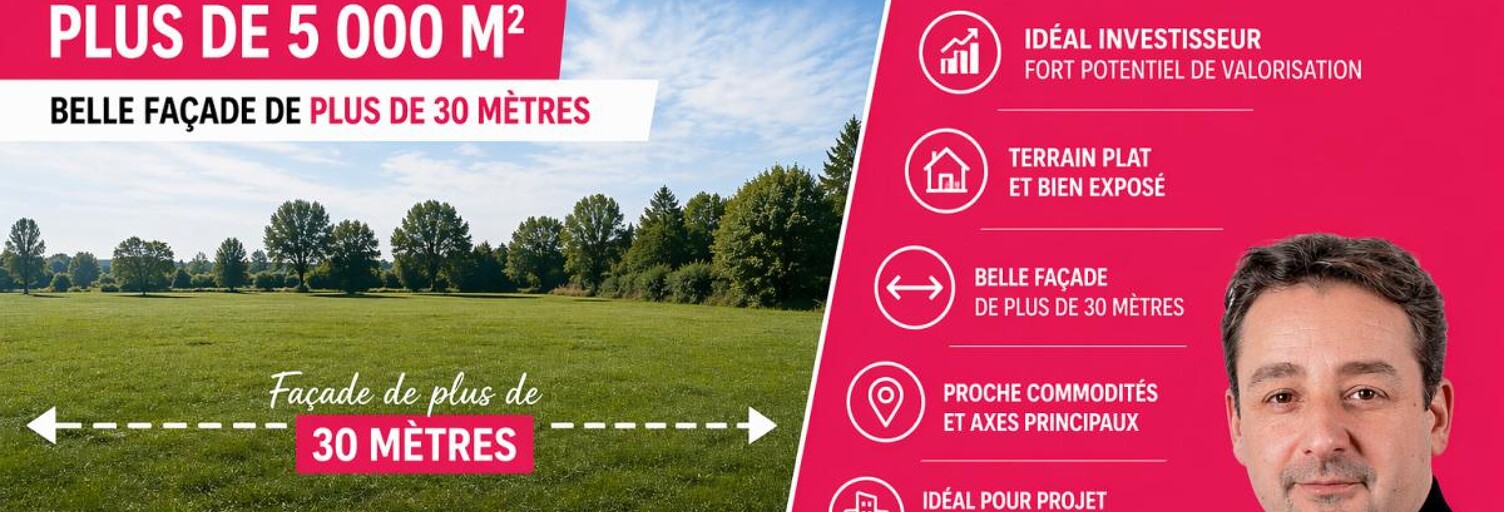 Terrain  5061 m² à vendre à Romorantin-Lanthenay (41200)