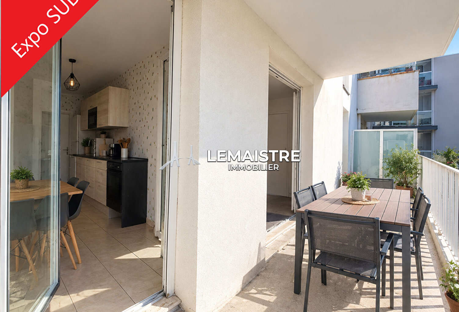 Appartement à vendre - Le Havre - 79 m² - 3 chambres - Ascenseur, balcon et box fermé — photo 1