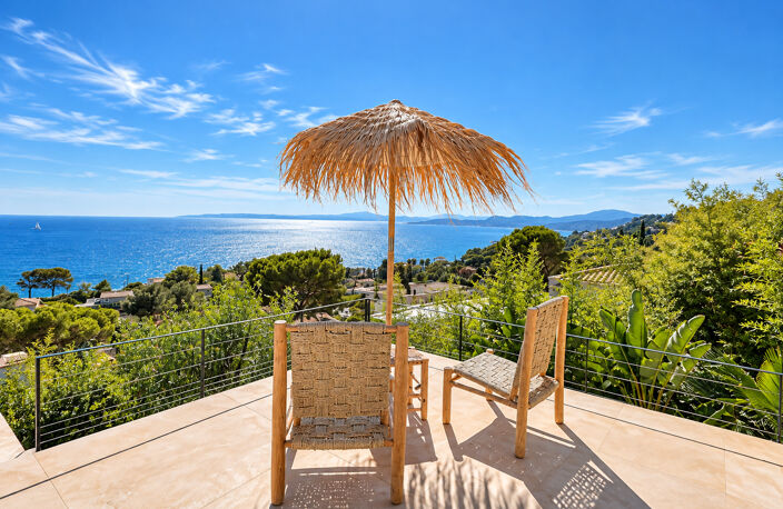 A VENDRE VILLA D'EXCEPTION PRESTATIONS HAUT DE GAMME VUE MER PANORAMIQUE BAIE DE ST-TROPEZ — photo 5