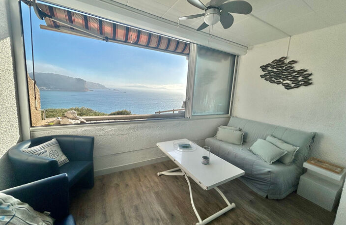A vendre studio/T2 avec vue mer dans une résidence EN FRONT DE MER à Carry-Le-Rouet — photo 2