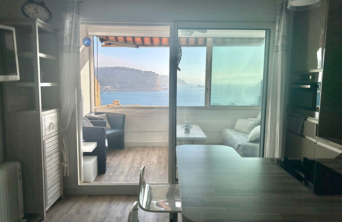 A vendre studio/T2 avec vue mer dans une résidence EN FRONT DE MER à Carry-Le-Rouet — photo 5