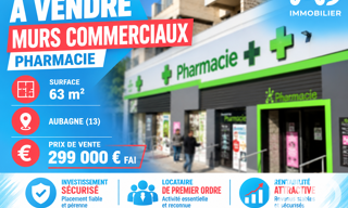Commerce  63 m² à vendre à Aubagne (13400)