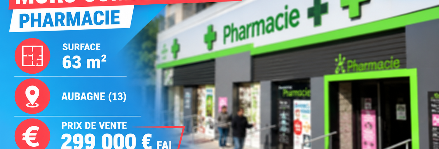 Commerce  63 m² à vendre à Aubagne (13400)