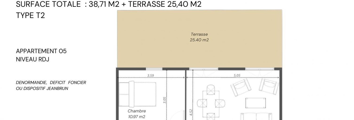 Appartement 2 Pièces 39 m² à vendre à Morlaix (29600)