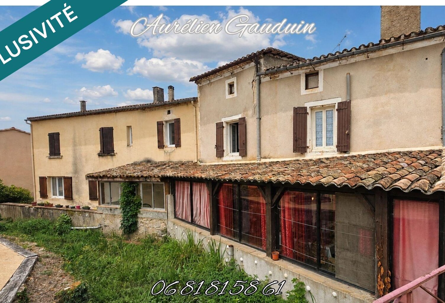 Maison de ville en pierre à Salles — photo 1