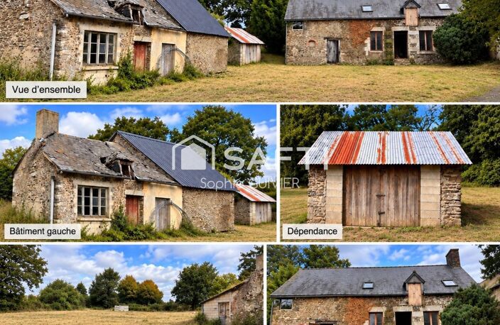 Fermette en partie rénovée, terrain et dépendances pleine campagne — photo 2