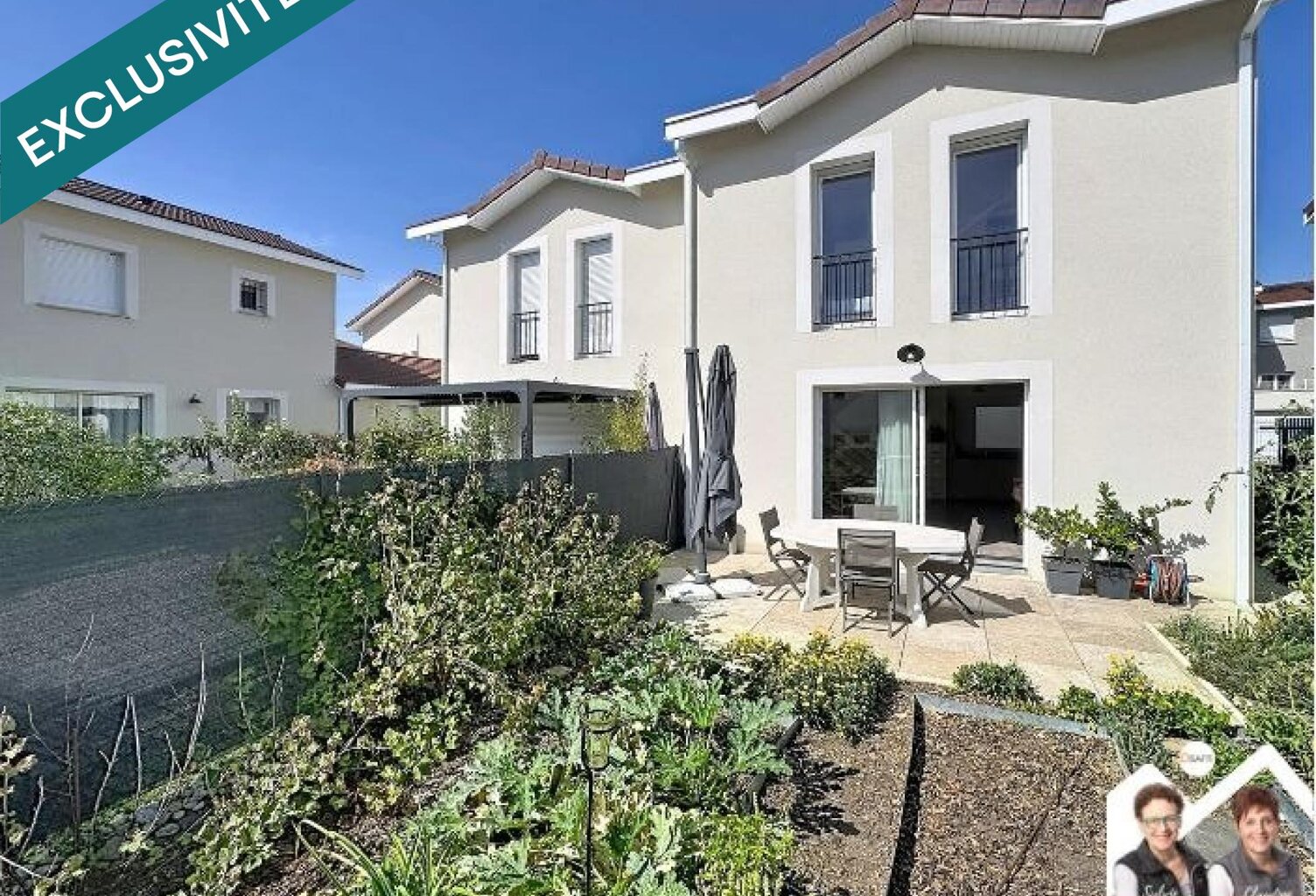 Voiron Criel-Champfeuillet, maison avec jardin, place de parking privative et vue montagnes — photo 1