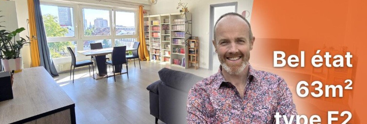 Appartement 2 Pièces 63 m² à vendre à Mulhouse (68200)